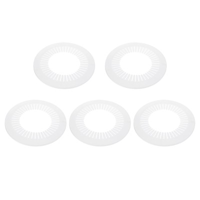 5PCS Flange Pipe Cover Decor for 5.5 to 6.6in (140-168mm) Pipe Cover Decor,White