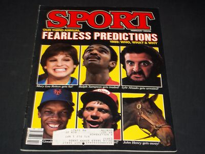 1985 FEBRUARY SPORT MAGAZINE - FEARLESS PREDICTIONS FRONT COVER - L 6268