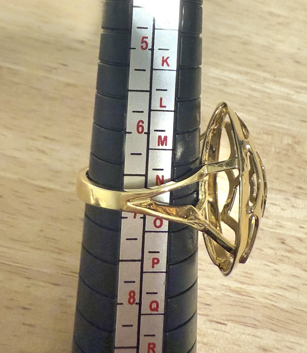 Tiffany Co 18k Yellow Gold Paloma Picasso Marrakesh Zellige