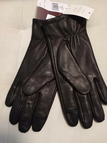 Guanti da donna Kate Spade in pelle nera, grandi, ciascuno $129 - Foto 2 di 5