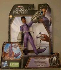 NEW Vibranium Power SHURI 6" Black Panther Wakanda Forever Action Figure Marvel 