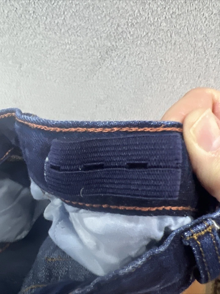 EUC Lands End Kids Jeans Boys 12 Relaxed Fit Adjustable Waist - Image 4 of 4