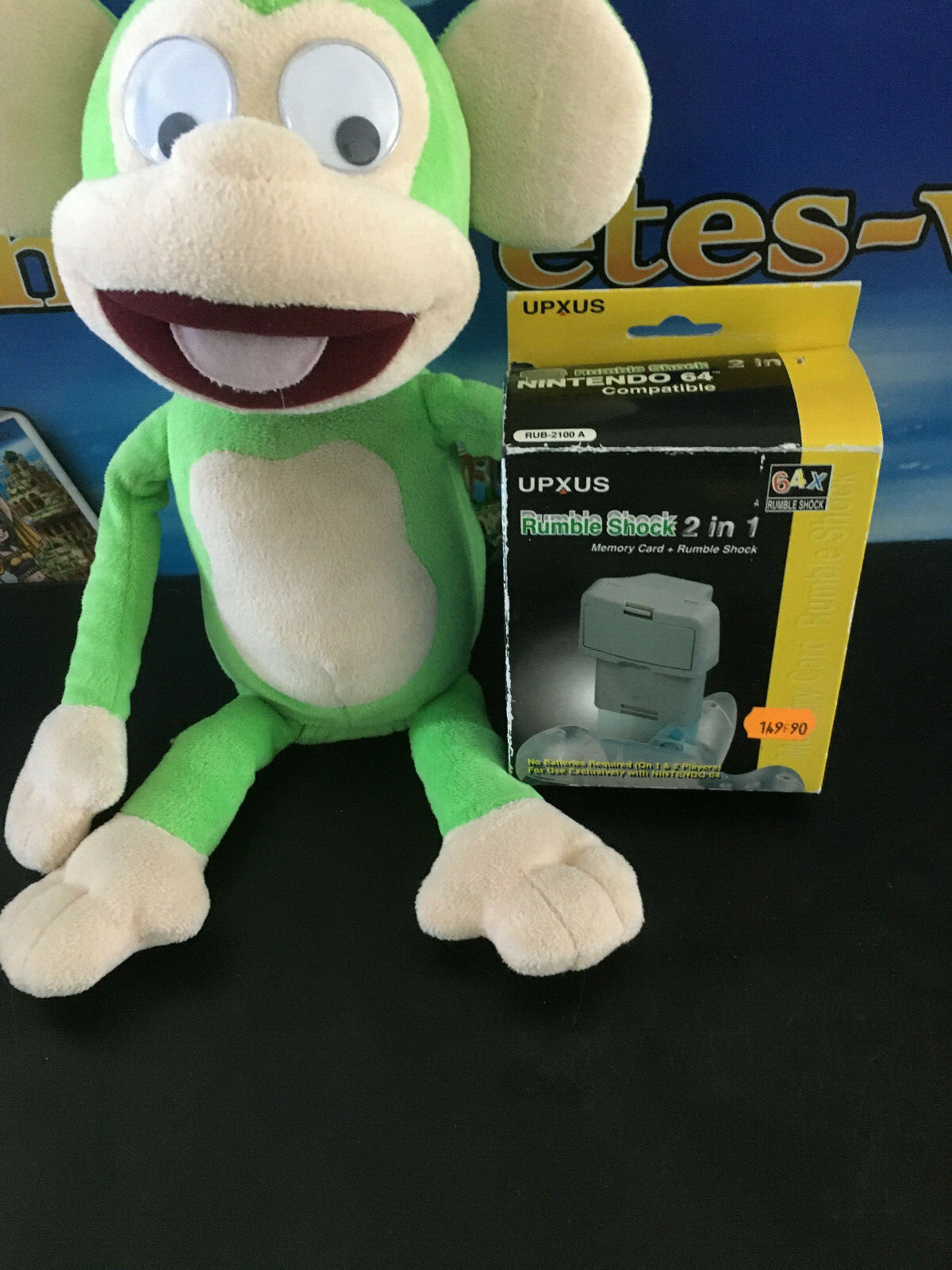 Rumble Shock 2 en 1 UPXUS 64X neuf pour réparer les manettes N64