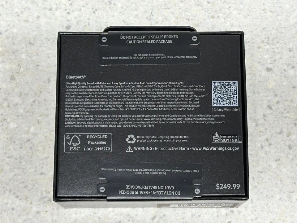 Brand New Factory Sealed Samsung Galaxy Buds3 Pro SM-R630 White - Image 2 of 4