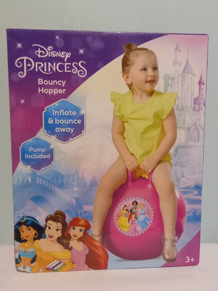 New Disney Princess Bouncy Space Hopper Ball Pink Pump