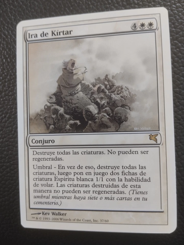 MTG KIRTAR'S WRATH (Ira De Kírtar) VERY RARE SPANISH [EXC-] Salvat-Hachette 2006 - Image 4 of 4