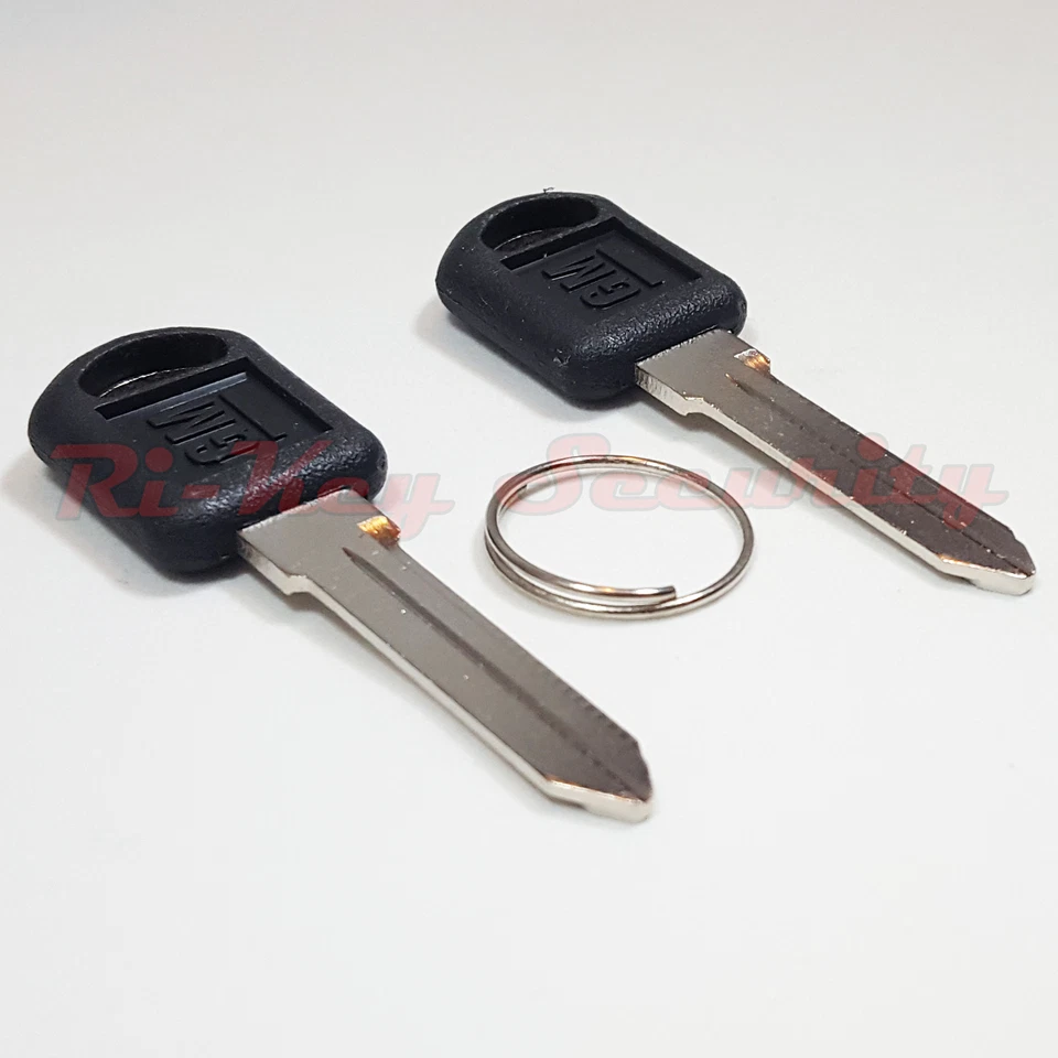 2 llaves originales OEM B89 con logotipo de GM para GMC Chevrolet Olds Pontiac hechas en EE. UU. Foto 4 de 4