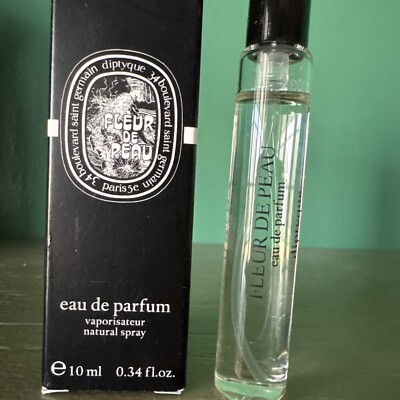NEW Diptyque FLEUR DE PEAU Eau De Parfum Travel Size Spray 10ml