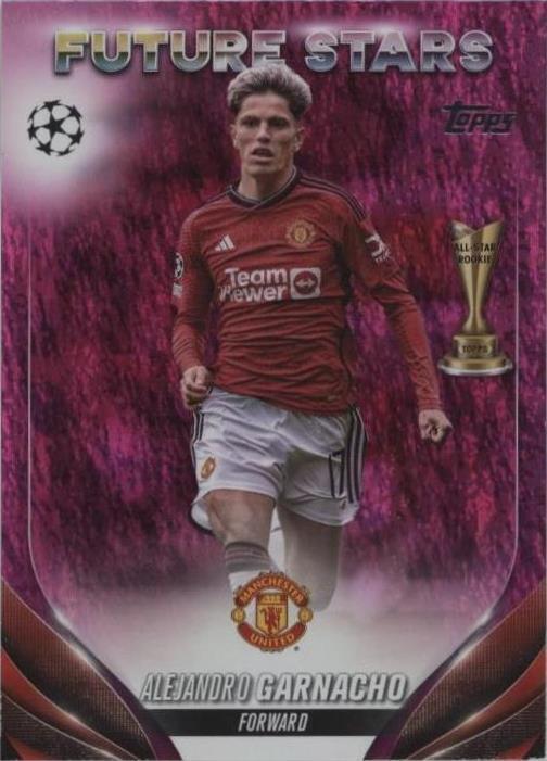 2023-24 Topps UEFA Club Competitions Alejandro Garnacho #115 2023-24 Topps UEFA Club Competitions Alejandro Garnacho #115