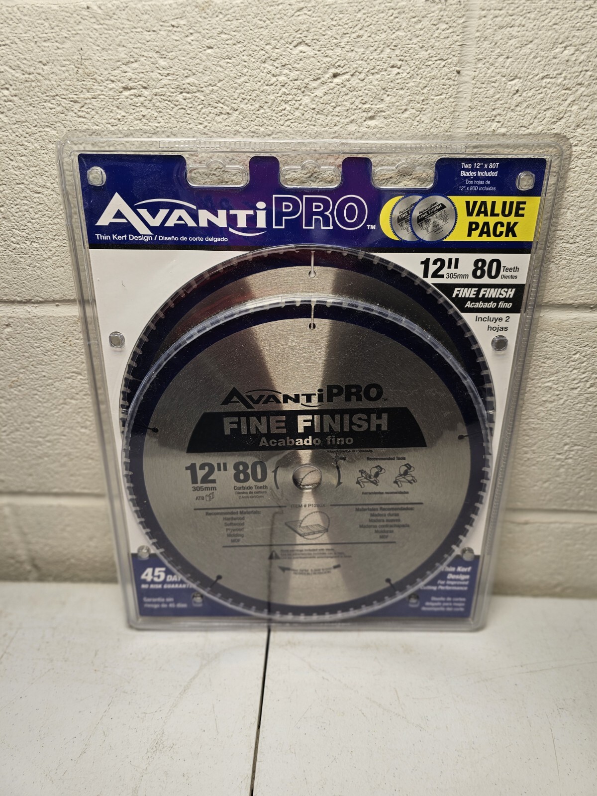 Avanti Pro 12" 80 Tooth Miter Saw Blade New Sealed 8925083672 eBay