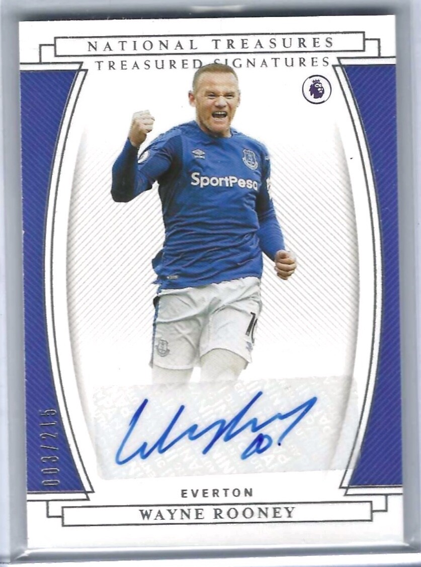 WAYNE ROONEY 2020-21 PANINI CHRONICLES NATIONAL TREASURES