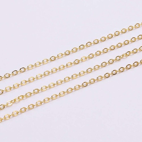 Thin Metal Crushed O-Chain - Picture 41 of 41