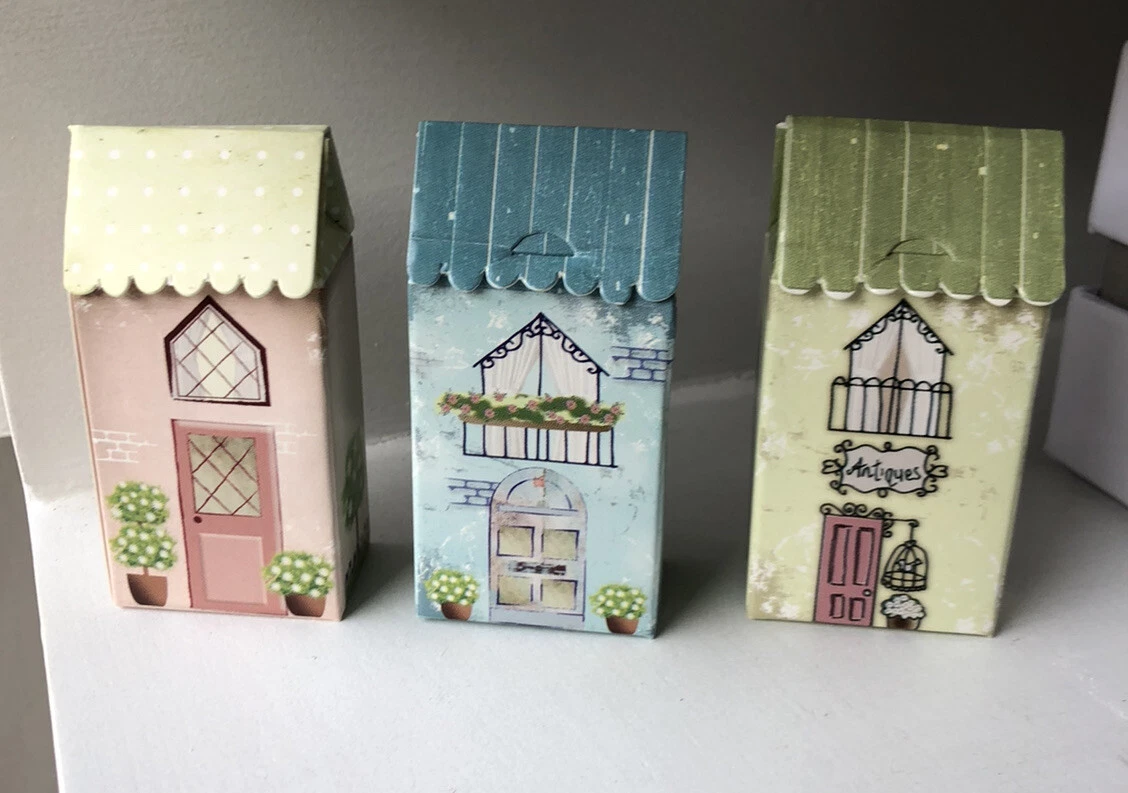 20 Portaconfetti Harmony A Forma Di Casetta – Bianche 5.5x5.5x8 Cm – Per Bomboniere E Ricordini