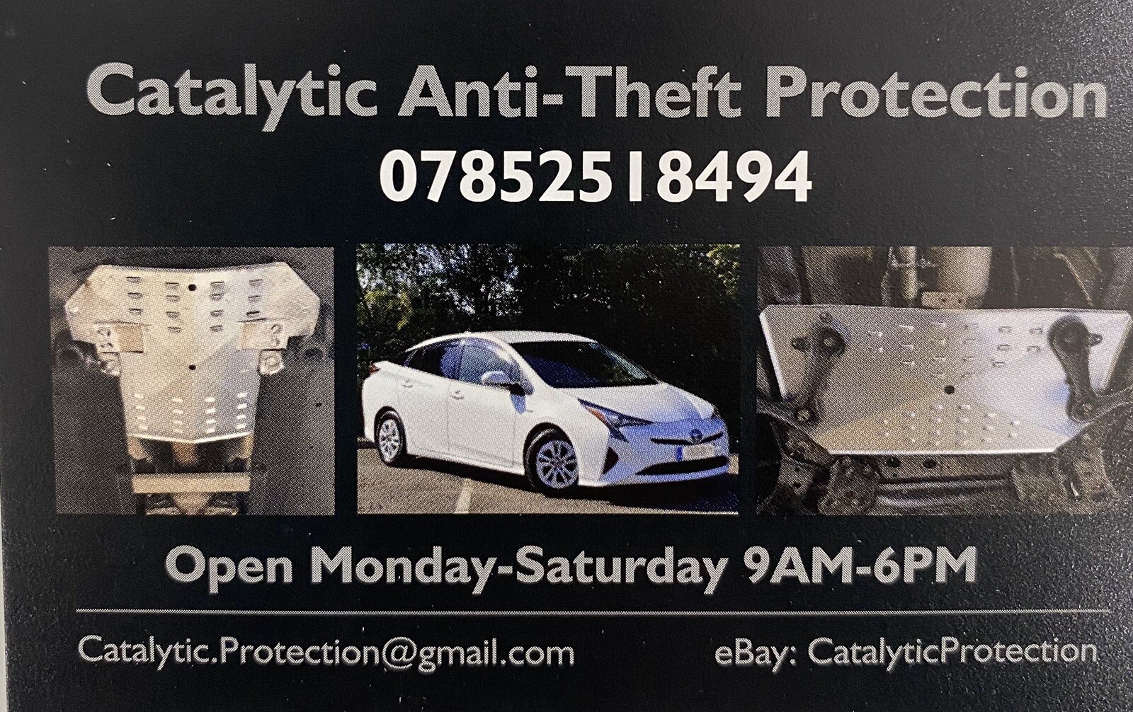 Toyota Prius 2016Onwards Catalytic Converter Anti Theft Protection