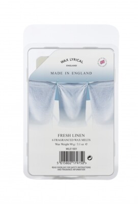 Wax Lyrical Fragranced Wax Melt Fresh Linen 90g