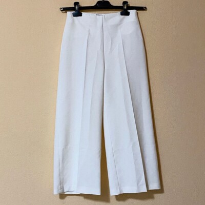 KAOS Twenty Easy Hose weites Bein Wide Leg weiß lässig klassisch elegant