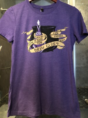 Next Level Apparel Nerdy Tees Purple T-shirt Size Large