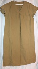 Woman's XXL / XXXL Long Tan Maxi Dress V Neck 2x / 3x Draping Dress