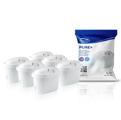 6 x kompatible Maxtra Pro All-in-1 Wasserfilter Kartusche für Brita Kannen Wasserkocher