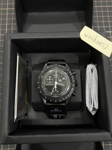 Swatch Moonswatch Mission To The Moonphase - Full Moon ( Black)