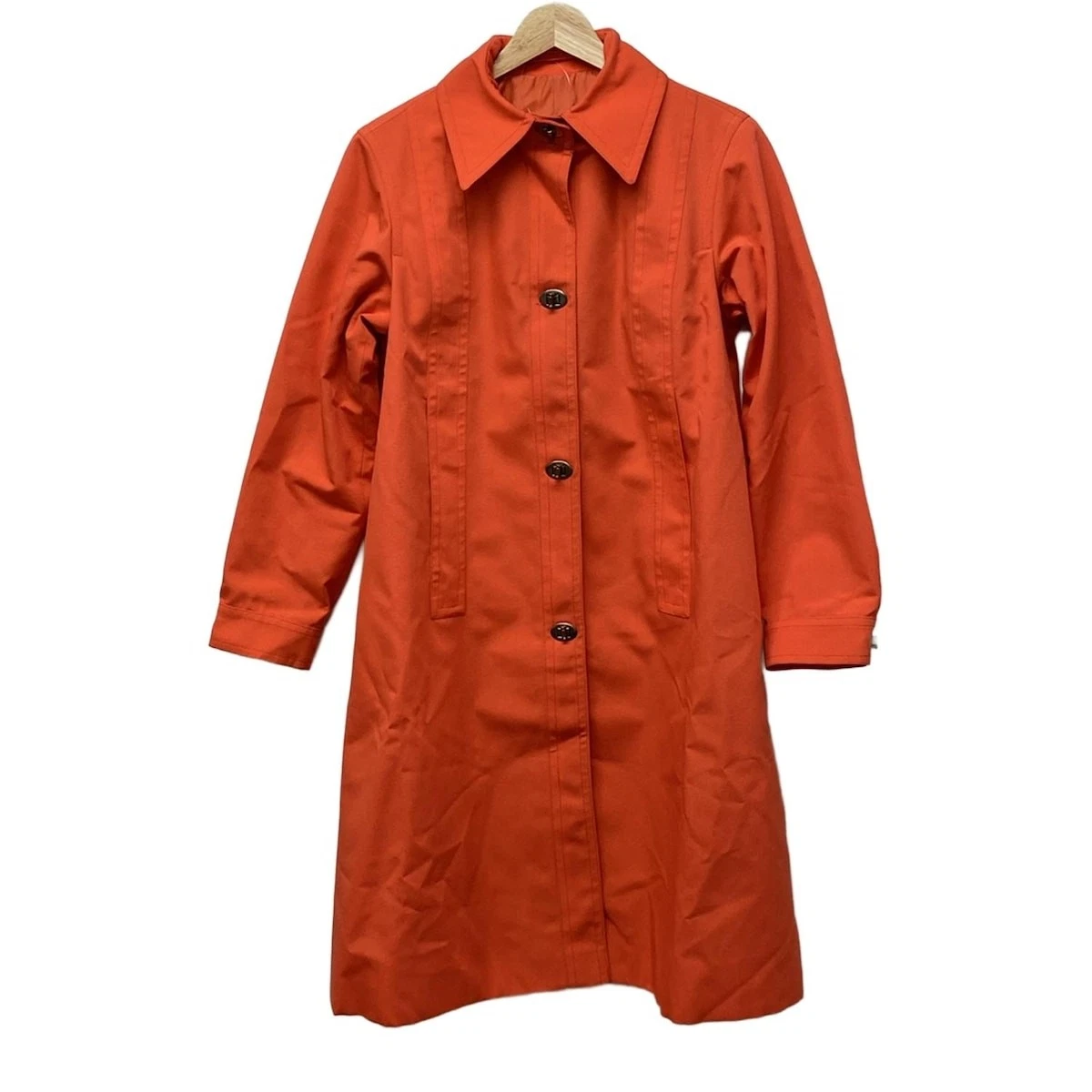 Auth Aquascutum   Orange Women's Coat