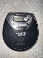 Philips Portable CD Player w/ Digital FM Tuner Walkman FM Tested Cd Not Tested