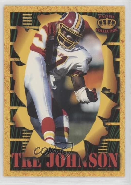 1996 Pacific Invincible Smash-Mouth Tre' Johnson #SM178 xm0
