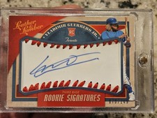 2019 Panini Leather & Lumber - Vladimir Guerrero Jr. Rookie Signatures Baseball