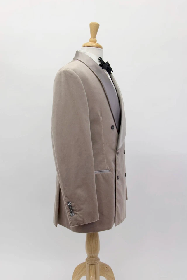 NWT $5995 Brunello Cucinelli Men's Velvety DB 2-Piece Tuxedo Suit 54/ 44US A258 - Image 2 of 4