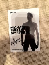 US Swimming- Michael Phelps Autographed 6x4 Signed Photo Olympics Gold Medal
