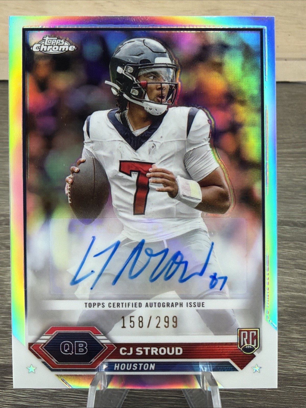 2023 Topps Chrome Composite Refractor CJ Stroud RC Auto /299 #TCA-CS 🔥