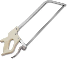 Bone Meat Saw for Butchering: 20-Inch Hacksaw Butcher Saw for Deer-Meat & Bone C