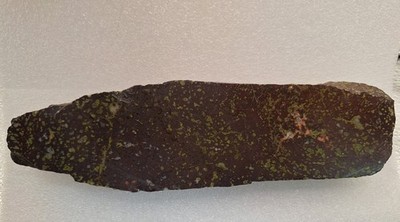 Shiny Copper with Epidote and Calcite In Amygdaloidal Basalt Polished Stone Slab