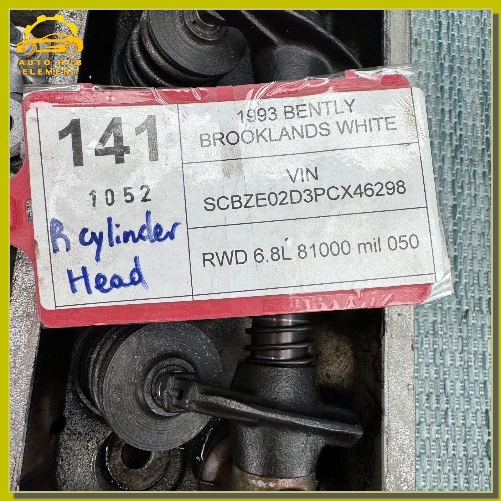 Bentley Brooklands 1992-1998 Right Cylinder head