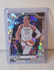2024 WNBA Prizm Aja Wilson Cracked Ice #86 Las Vegas Aces A’Ja SSP Card