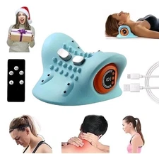 2025 New Neck Massager with Heat, Electric Neck and Shoulder Relaxation Pillow,