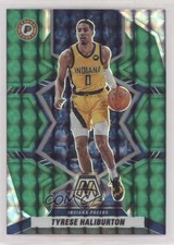2021-22 Panini Mosaic Green Mosaic Prizm Tyrese Haliburton #158 1jy5