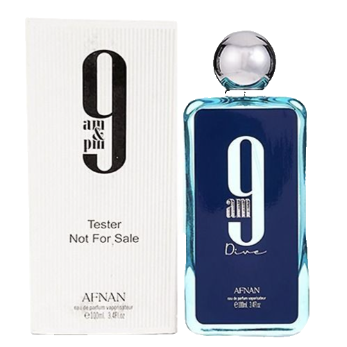 Afnan 9 PM DIVE Men 3.4 oz 100 ml Eau De Parfum Spray Same As