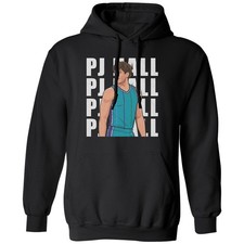 PJ Hall Inspired Stacked Graphic - Charlotte Tribute Unisex Hooded Sweatshirt