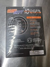 GlowShift 10 Color Digital Pyrometer EGT Gauge