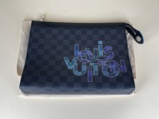 Rare NEW Louis Vuitton Damier Graphite Pochette Voyage Ltd Ed Bag w/ Box