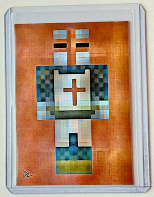 Templar Limited Edition Artist Signed  Minecraft  Refractor Trading Card 1/1
