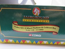 Corgi Fairground Attractions 10802 Foden s21 8 wheel Platform with Coldcast box