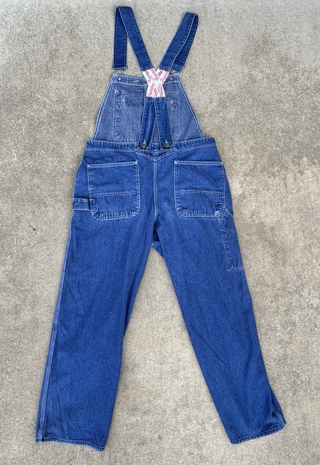 Pointer Brand Denim Overalls w/RARE POINTER BRAND… - image 3
