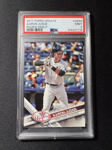 2017 TOPPS UPDATE US99 AARON JUDGE RC PSA 9 NEW YORK YANKEES