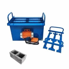 Manual Hollow Soil Block Brick Mold Interlocking Brick Maker 110V 15.7*7.8*7.8"