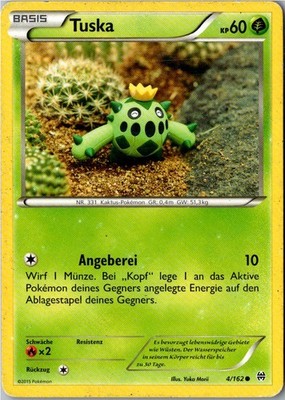 Pokemon Tuska 4/162 TURBOstart Deutsch