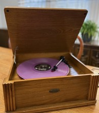 Vintage Crosley CR47 Record Player 120V 60Hz 12W in Brown