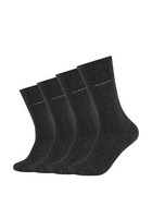 Camano Herren Socken Dunkelgrau GrößE 47-49 EU Baumwolle Atmungsaktiv