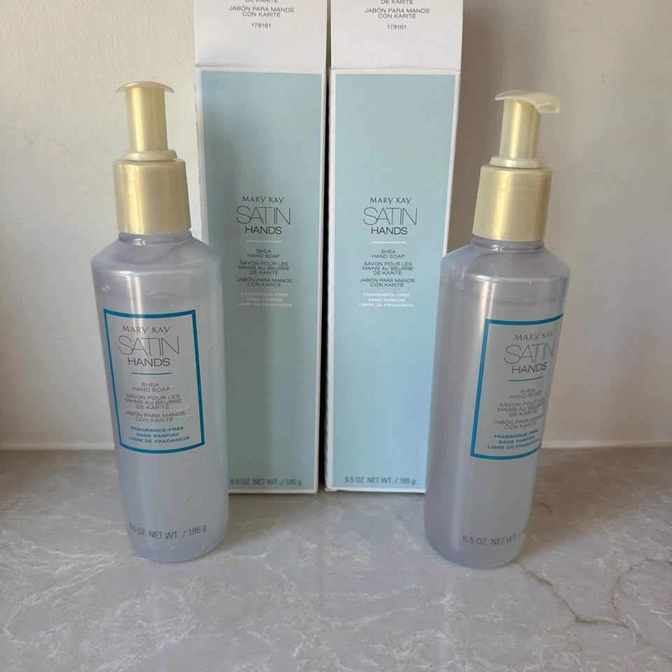 Новый в коробке 2 Mary Kay атласные руки ши мыло для рук аромат бесплатный полный размер подарок - Изображение 2 из 4